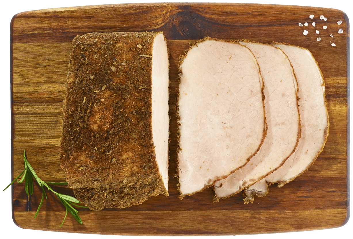 Schab pieczony z przyprawami widok główny