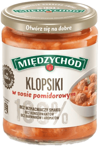Klopsiki w sosie pomidorowym Międzychód 500g widok 1