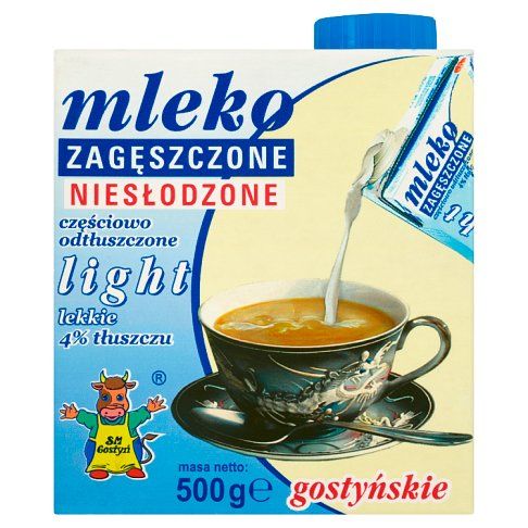 Mleko niesłodzone light SM Gostyń 500g widok 1