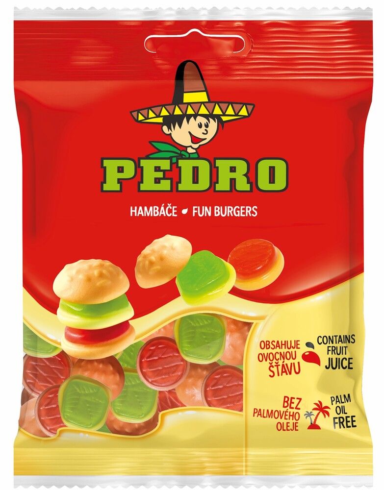 Żelki fun burgers Pedro 200g widok 1