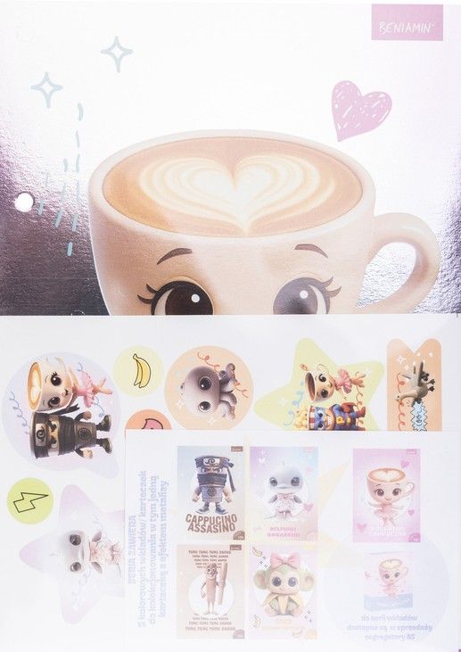 Wkłady do segregatora z naklej licenc A5 13szt mix widok 3