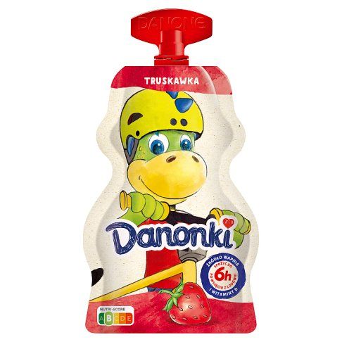 Jogurt Danonki o smaku trusk. w saszetce 70g widok 1