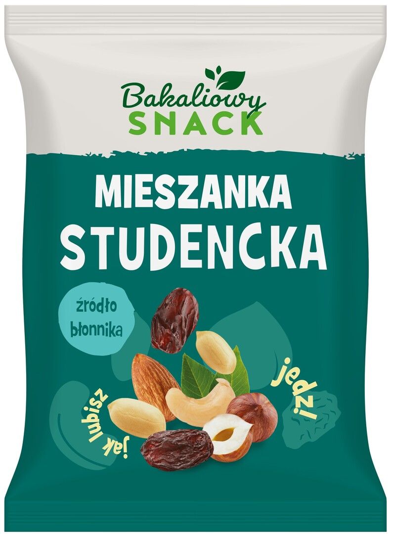 Mieszanka studencka Bakaliowy Snack 200g widok główny 
