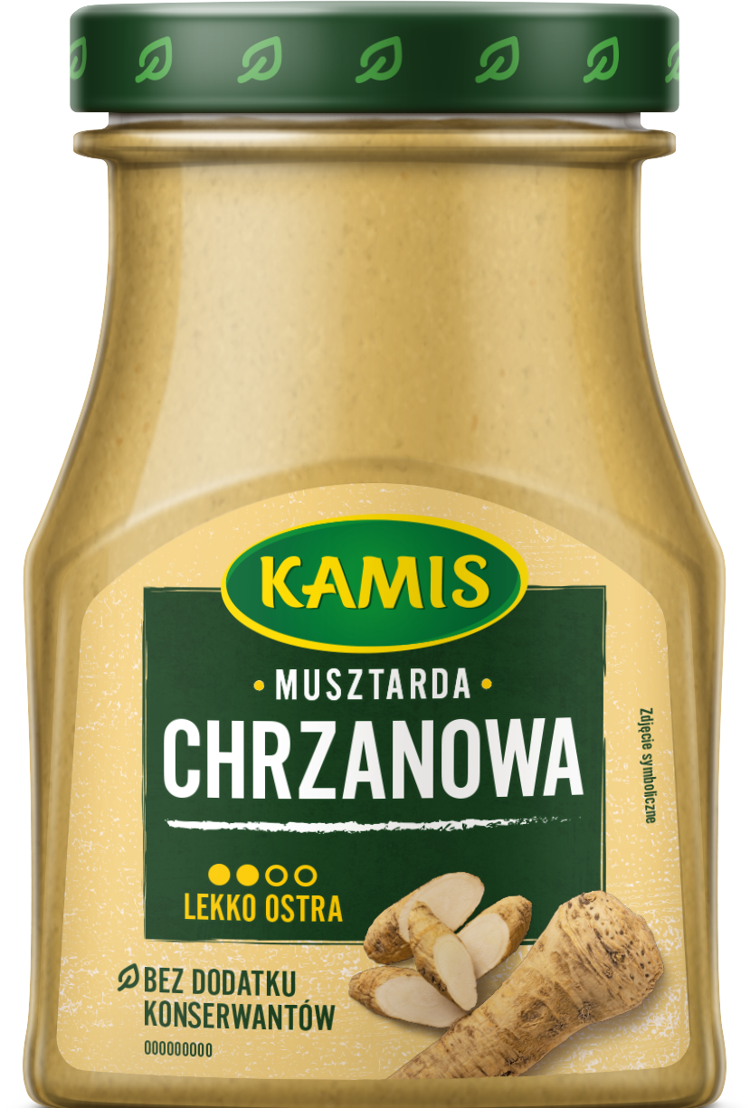 Musztarda chrzanowa Kamis 185g widok 1