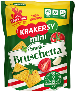Krakersy mini bruschetta Lajkonik 100g widok 1