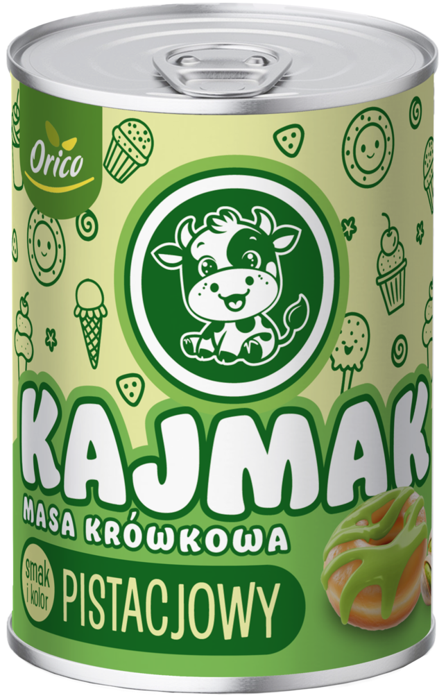 Kajmak masa krówkowa o sm. pistacjowym Orico 460g widok główny 