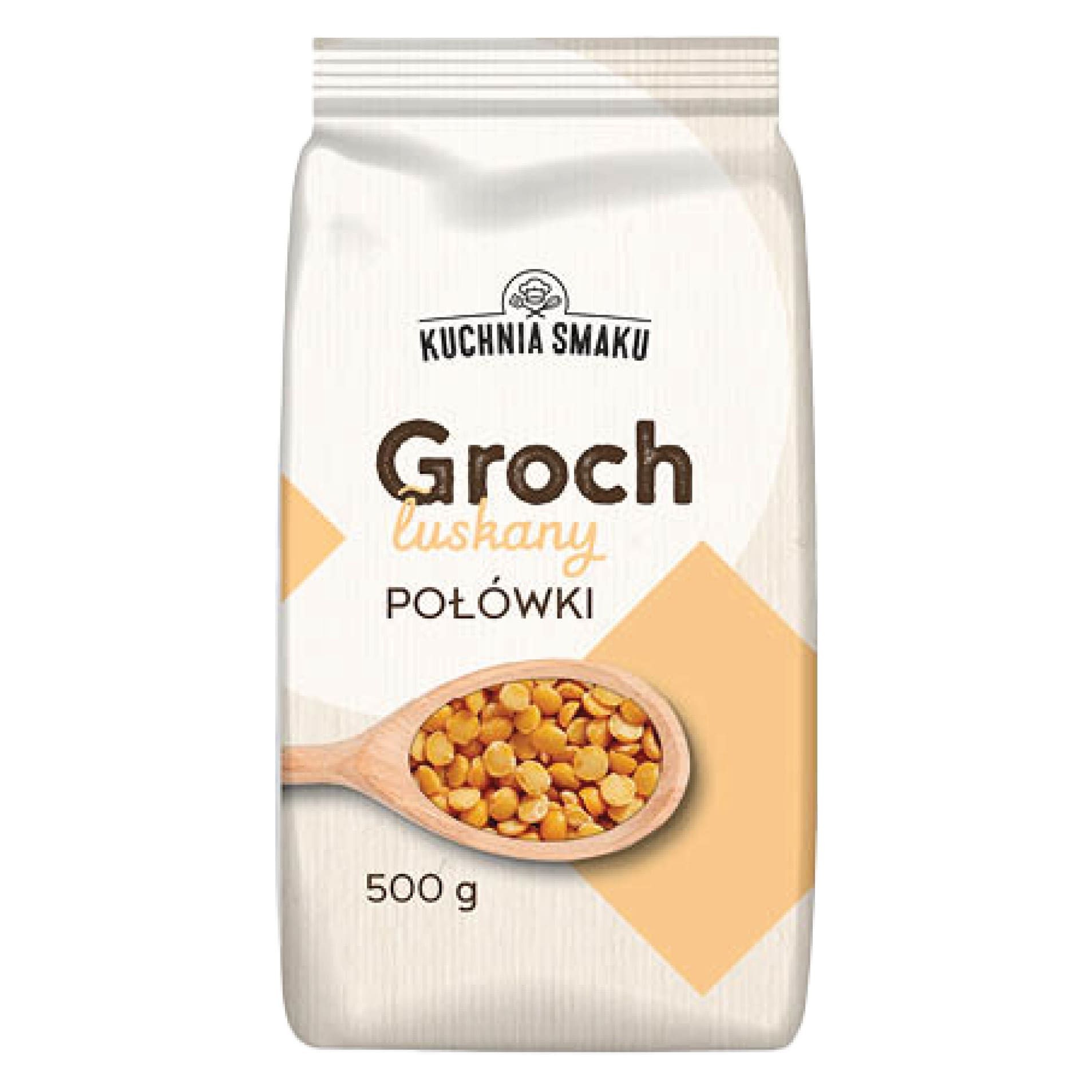 Groch połówki łuskany Kuchnia Smaku 500g widok 1