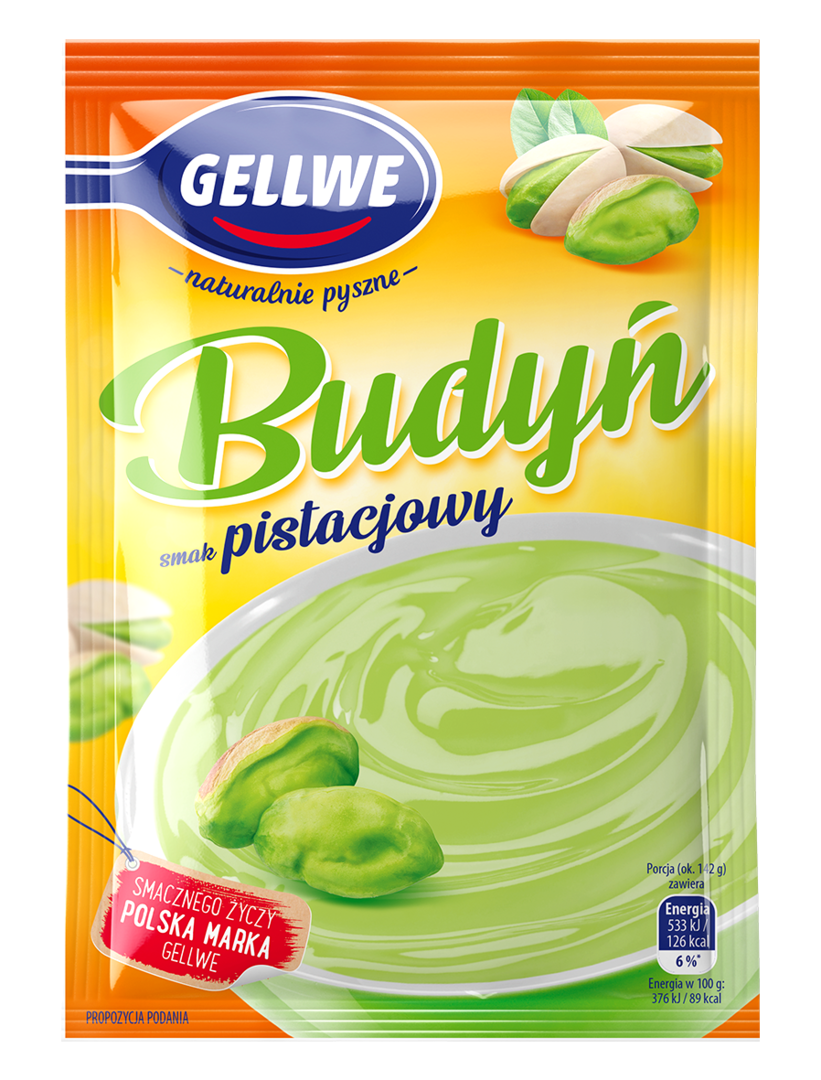 Budyń pistacjowy Gellwe 64g widok 1