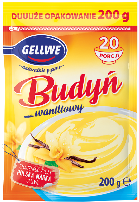 Budyń waniliowy Gellwe 200g widok 1