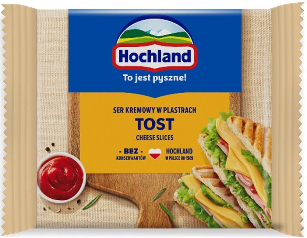 Ser topiony tost Hochland plastry 130g widok 1
