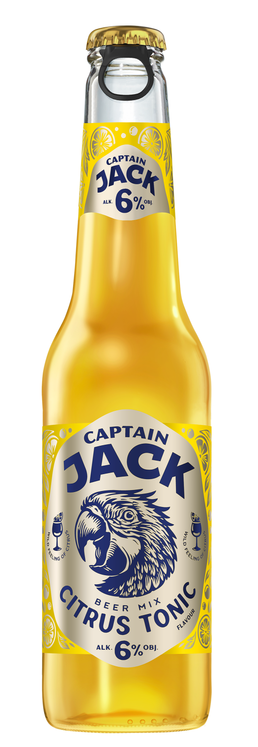 Piwo Captain Jack citrus tonic 400ml 6% but. bzzw. widok 1