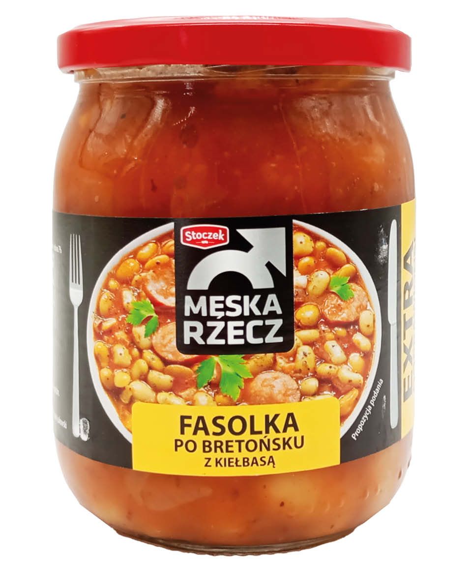 Fasolka po bretońsku z kiełbasą Męska Rzecz 500g widok 1