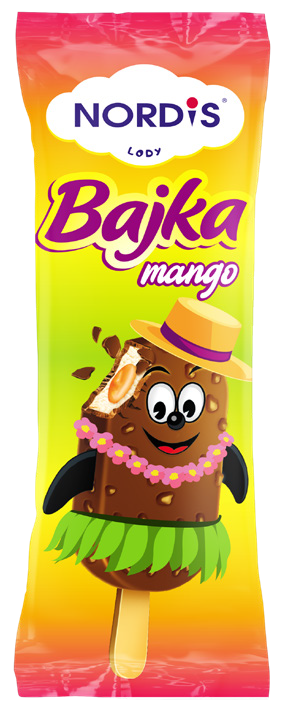 Lody na patyku Bajka mango Nordis 75ml widok 1