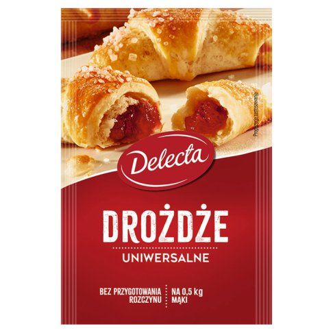 Drożdże Delecta 8g widok 2