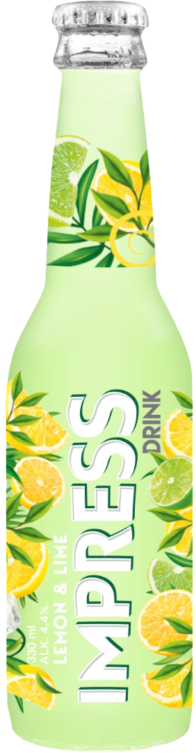 Drink lemon lime Impress 330ml 4,4% widok 1