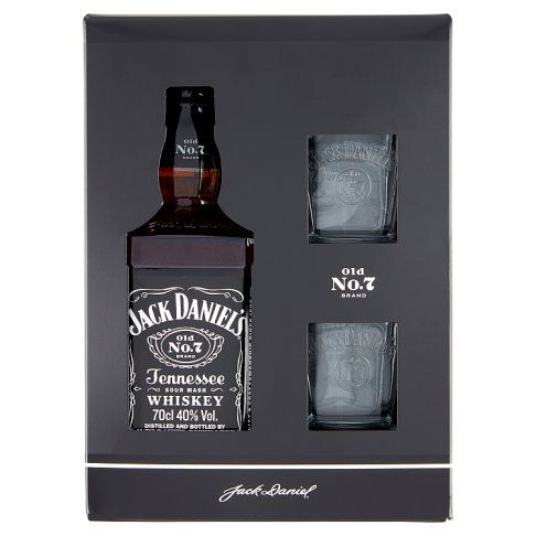 Whiskey Jack Daniel's 0,7l 40% + szklanki widok 1