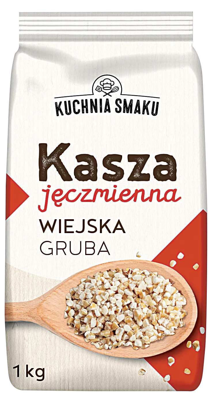 Kasza jęczmienna wiejska gruba Kuchnia Smaku 1kg widok główny