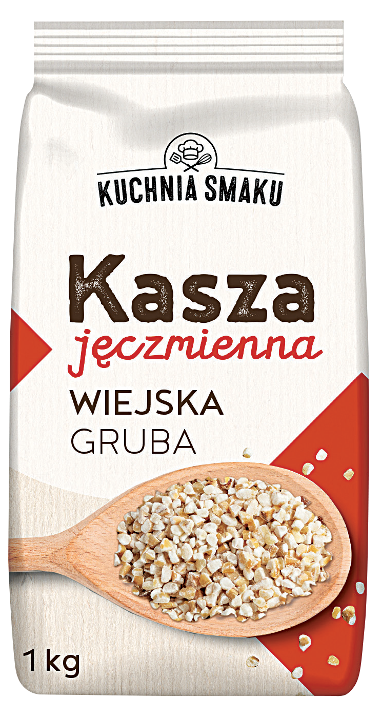 Kasza jęczmienna wiejska gruba Kuchnia Smaku 1kg widok główny
