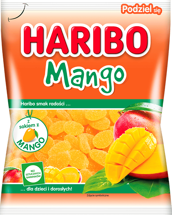 Żelki Mango Haribo 160g widok 1