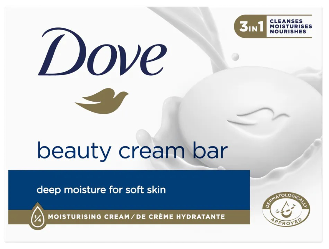 Mydło w kostce 3in1 Dove 90g widok 1