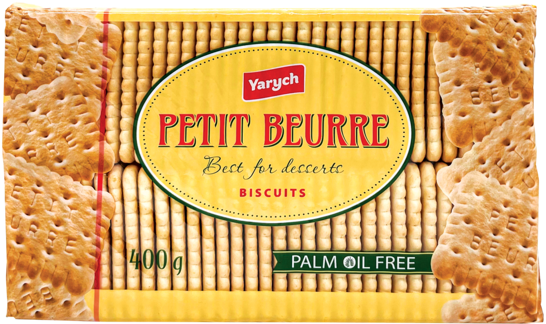 Herbatniki Petit Beurre Yarych 400g widok główny