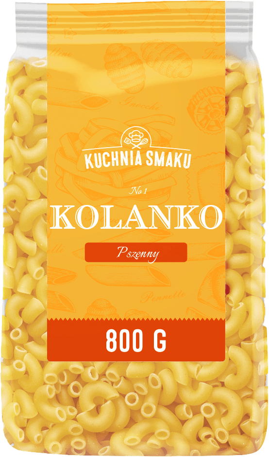 Makaron pszenny kolanko Kuchnia Smaku 800g widok główny