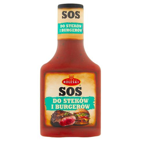 Sos do steków i burgerów Roleski 370g widok 1