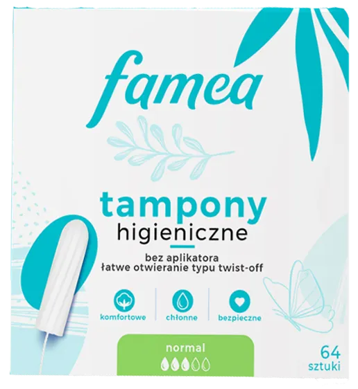 Tampony Famea normal 64szt widok główny
