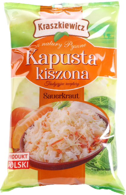 Kapusta kiszona Kraszkiewicz 500/430g widok 1