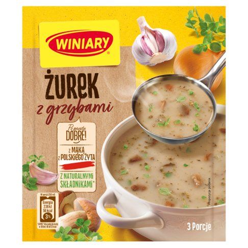 Zupa żurek z grzybami Winiary 49g widok główny 