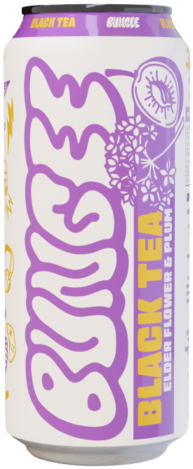 Napój niegaz. black tea elder flo&plum Bungee 0,5l widok 1