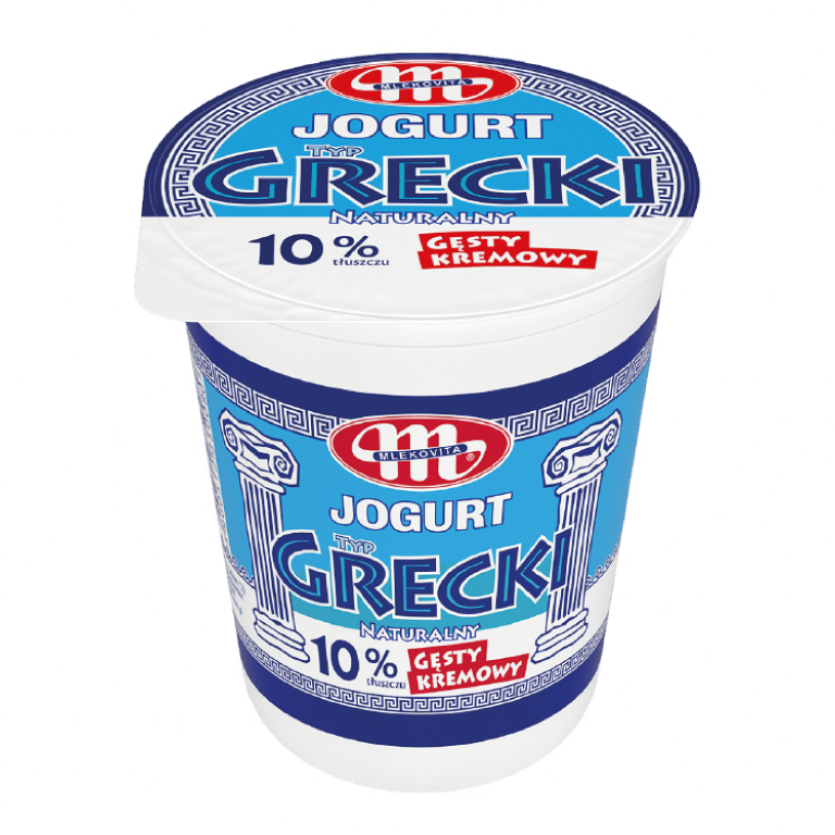 Jogurt naturalny grecki Mlekovita 400g widok główny