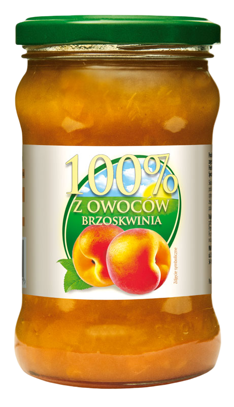 Produkt owocowy brzoskwiniowy 100% 320g widok 1