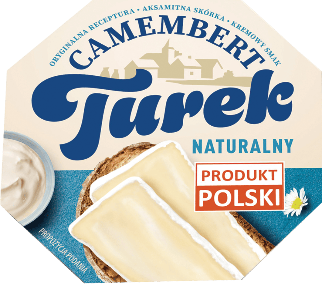 Ser pleśniowy camembert naturalny Turek 120g widok główny