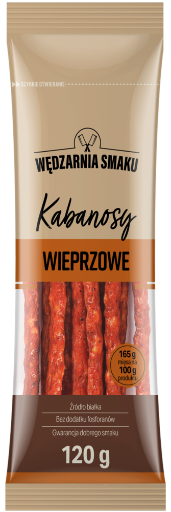 Kabanosy wieprzowe Wędzarnia Smaku 120g widok 1