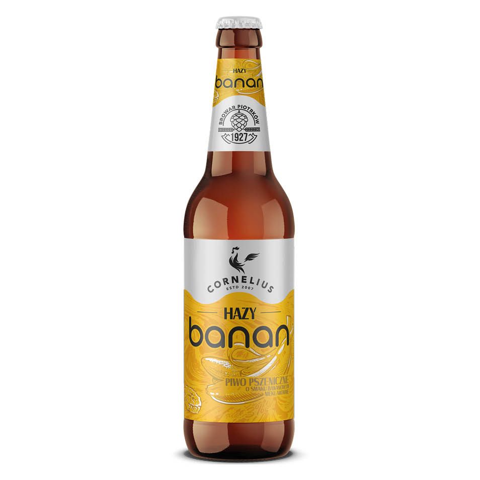 Piwo Cornelius Hazy Banan 0,5l 3% but. bzzw. widok 1