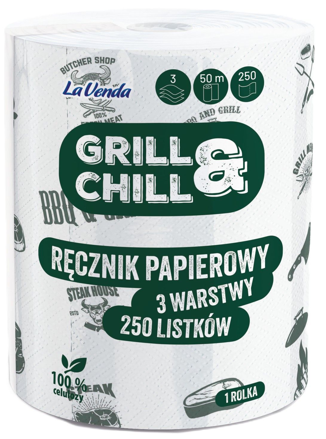Ręcznik pap. Lavenda Grill&Chill A1 3w 250l 50m widok 1