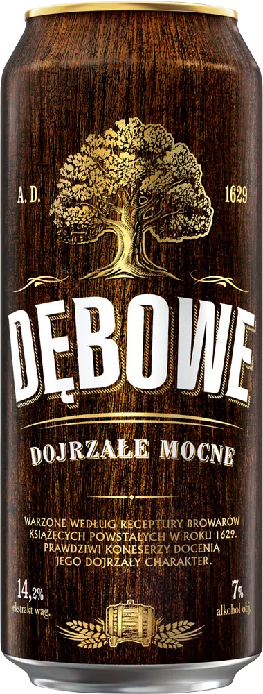 Piwo Dębowe mocne 0,5l 7% puszka widok 1