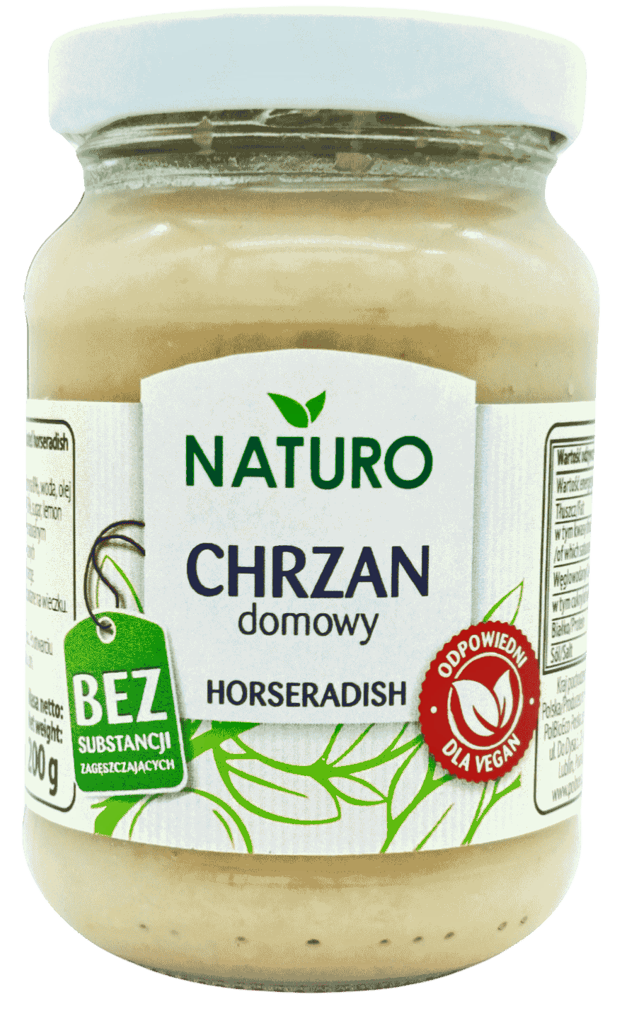 Chrzan domowy Naturo 200g widok główny 