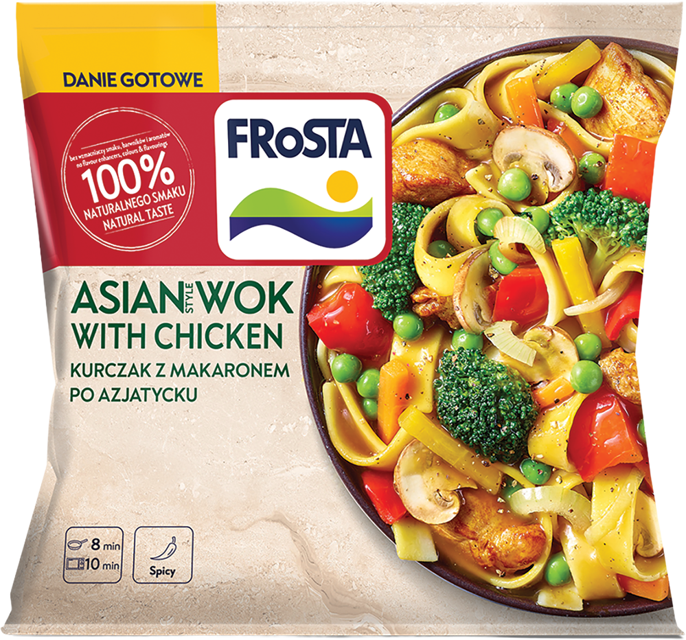 Danie Asian Wok with chicken Frosta 450g widok 1