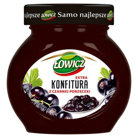 Konfitura z czarnej porzeczki Łowicz 240g widok 1