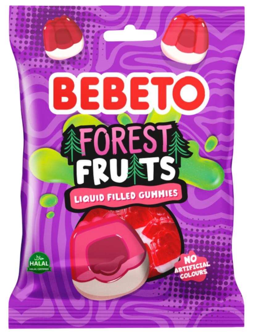 Żelki forest fruits Bebeto 130g widok 1