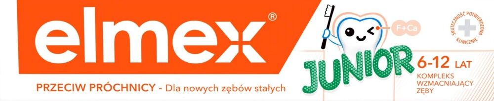 Pasta do zębów junior 6+ Elmex 75ml widok 1