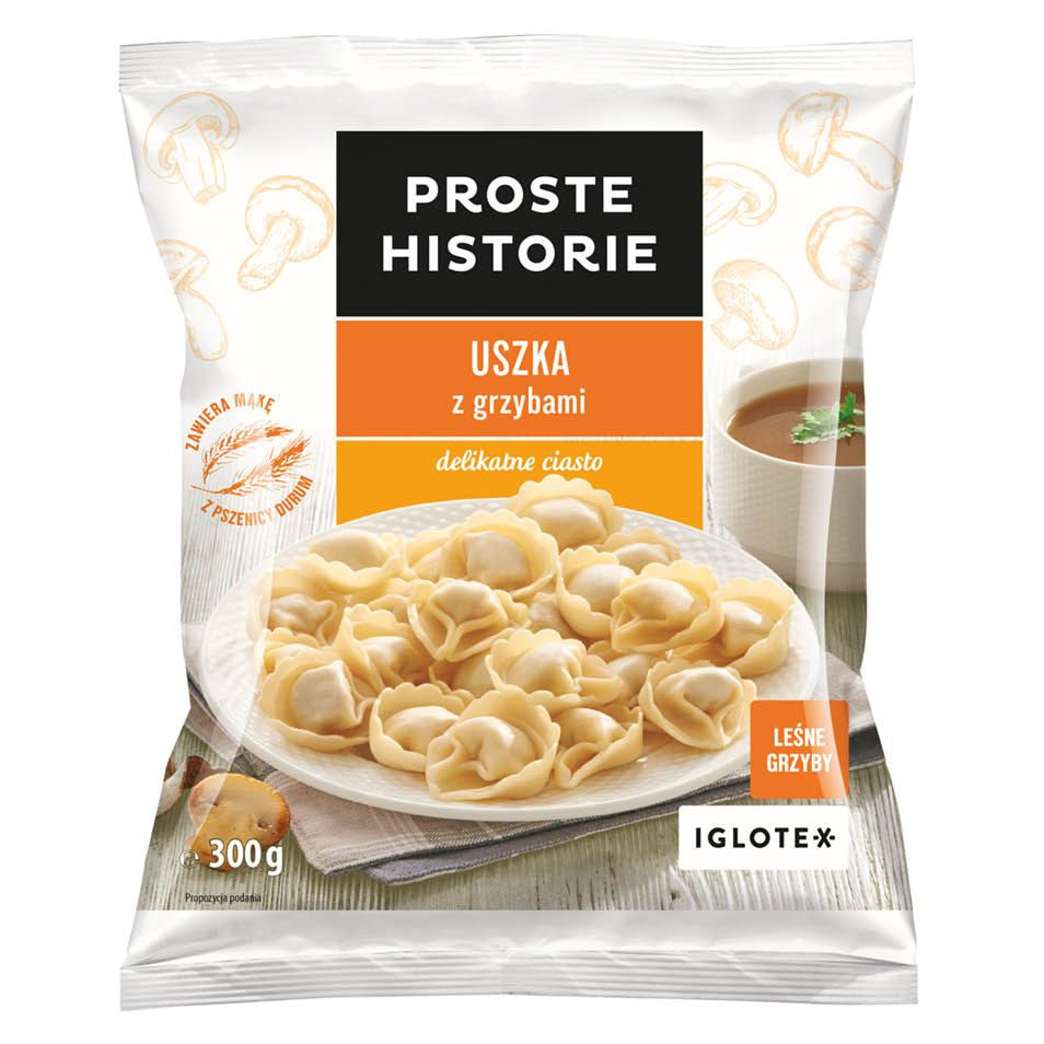 Uszka z mięsem/grzybami Proste Historie 300g mix widok 2