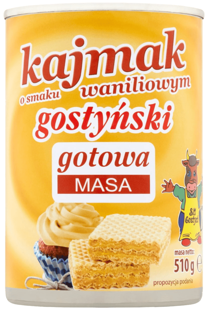 Kajmak masa waniliowa Gostyński SM Gostyń 510g widok 1