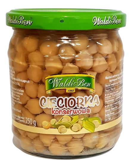 Cieciorka konserwowa Waldiben 420/250g widok 1