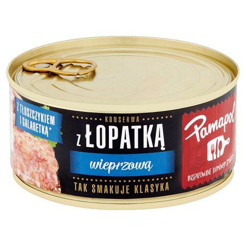 Konserwa z łopatką wieprzową Pamapol 300g widok 2