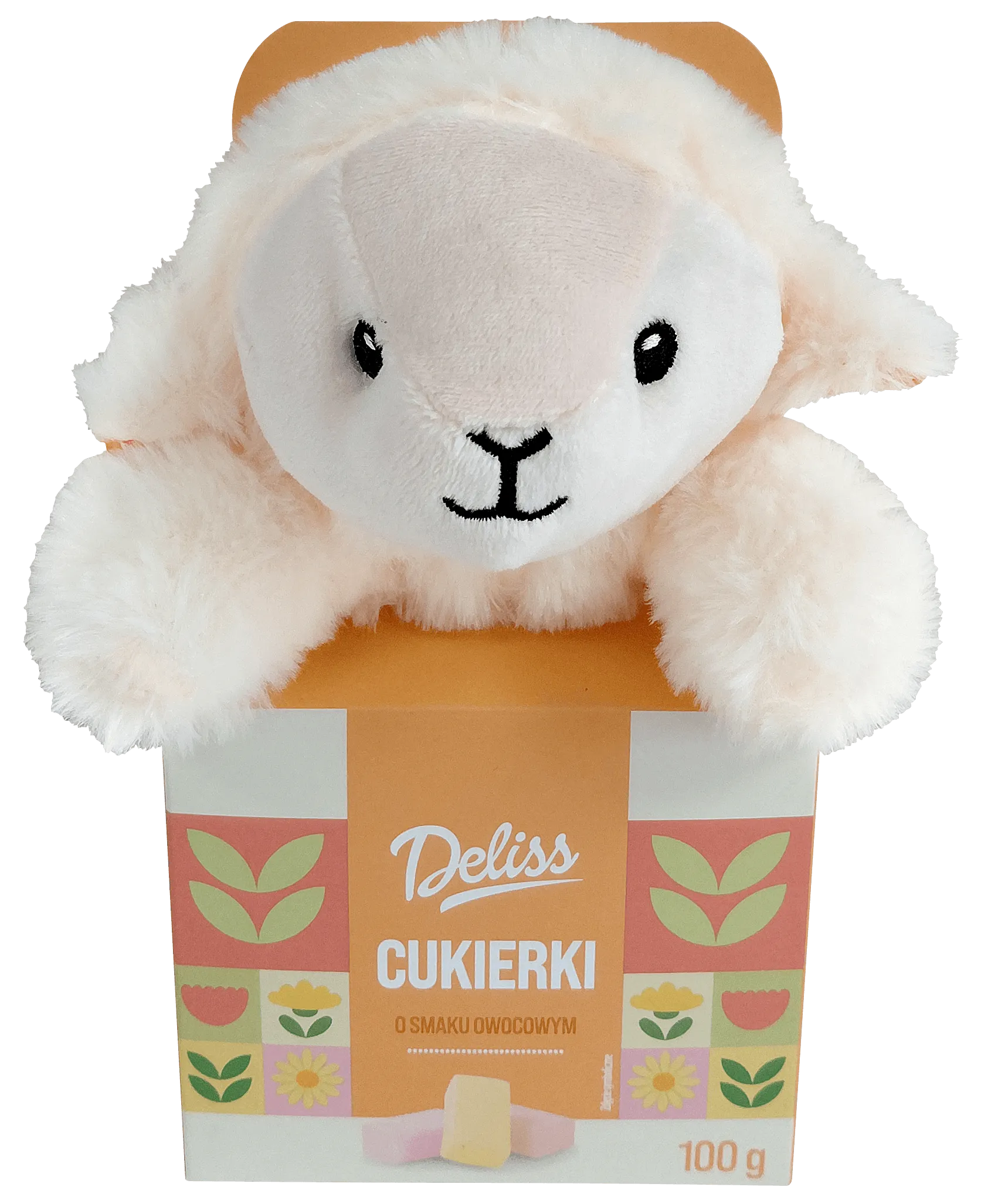 Cukierki owocowe z maskotką Deliss 100g WN26 widok 3