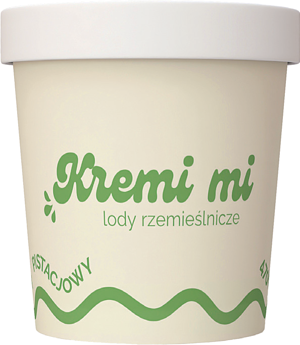 Lody kubek sernik pistacjowy Kremi mi 470ml widok główny 