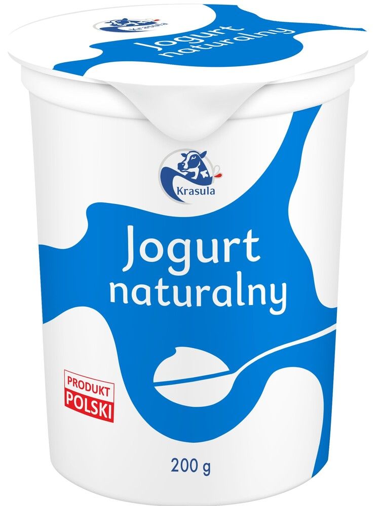 Jogurt naturalny Krasula 200g widok 1